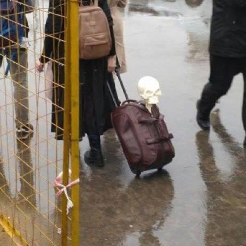 Shitpost Skeleton bag