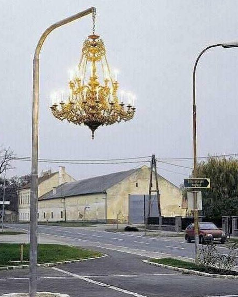 Shitpost Streetlamp Chandelire